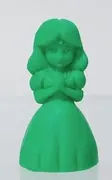 Zelda no Densetsu - Zelda Hime - Eraser Figure - Zelda no Densetsu Part 2 (Bandai)