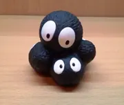 Tonari no Totoro - Makkuro-Kurosuke - Finger Puppet (Furuta)