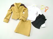 Mahou Shoujo Lyrical Nanoha StrikerS - Fate T. Harlaown - Takamachi Nanoha - Doll Clothes - Dollfie Dream Character Clothing - Riot Force 6 Uniform set (Volks)