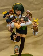 The Idolm@ster - Akizuki Ritsuko - Amami Haruka - Futami Ami - Futami Mami - Ganaha Hibiki - Hagiwara Yukiho - Hoshii Miki - Kikuchi Makoto - Kisaragi Chihaya - Minase Iori - Miura Azusa - Otonashi Kotori - Shijou Takane - Takatsuki Yayoi (Hisoka)
