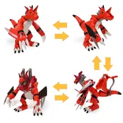 Digimon Tamers - Growlmon - Megalogrowmon - 5" Digivolving Figures (13354) (Bandai)