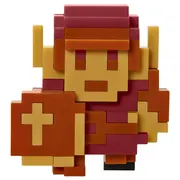 Zelda no Densetsu - Link - World of Nintendo - 8-Bit, Red (Jakks Pacific)