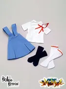Evangelion Shin Gekijouban: Ha - Ayanami Rei - Souryuu Asuka Langley - Doll Clothes - Dollfie Dream Character Clothing - Rei & Asuka Kyoyo Seifuku Set - 1/3 (Volks)