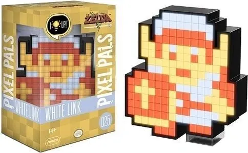 Zelda no Densetsu - Link - Light-Up Figure - Pixel Pals - 025 - White Link (PDP)