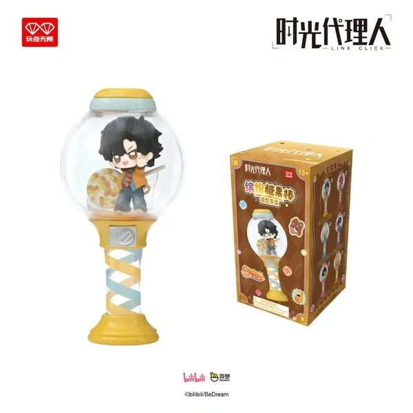 Link Click - Cheng Xiaoshi - Light-Up Figure - Link Click Animation Colorful Candy Series Candy Stick Shaped Blind Box - Link Click Colorful Candy Series - Caramel Swirl (All For Play)