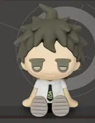 Danganronpa 1 2 Reload - Hinata Hajime - Choco Rubber! - Danganronpa 1・2 Reload Jitot Rubber Figure - Jitot - Rubber Figure (Can Do, Daiso, Friend, Seria)