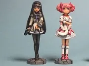 Mahou Shoujo Madoka☆Magica - Kaname Madoka - Kyuubey - 1/48 (Aurora Model)
