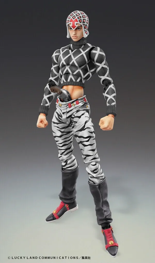Jojo no Kimyou na Bouken - Ougon no Kaze - Guido Mista - Sex Pistols - Super Action Statue - Ver. Black (Medicos Entertainment)