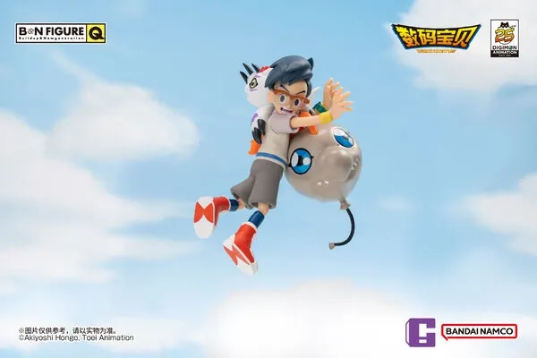 Digimon Adventure - Gomamon - Kido Jou - Pukamon - BN Figure Q - Digimon Adventure 25th Anniversary Ver. (Bandai Namco Shanghai, KK Group)
