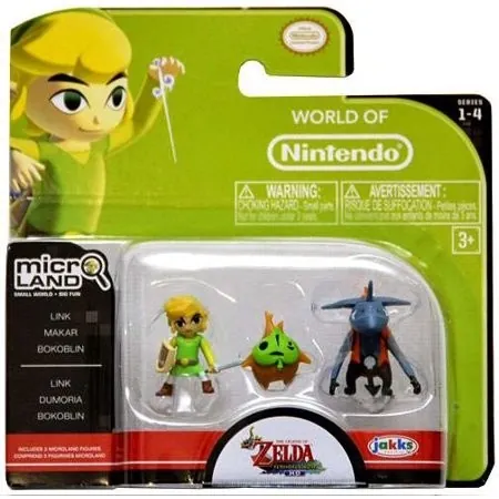 Zelda no Densetsu: Kaze no Takt - Link - Micro Land - World of Nintendo (Jakks Pacific)