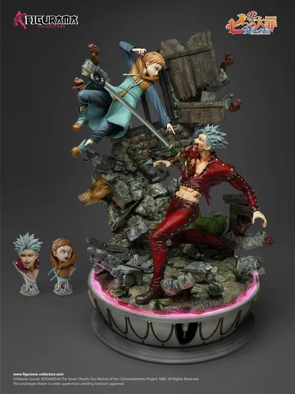 Nanatsu no Taizai: Imashime no Fukkatsu - Ban - King - Diorama - Elite Fandom Statue - 1/6 (Figurama Collectors)