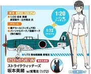 Gekijouban Strike Witches - Strike Witches - Strike Witches 2 - Sakamoto Mio - Mio Sakamoto w/Shiden Kai - 1/72 (Hasegawa)