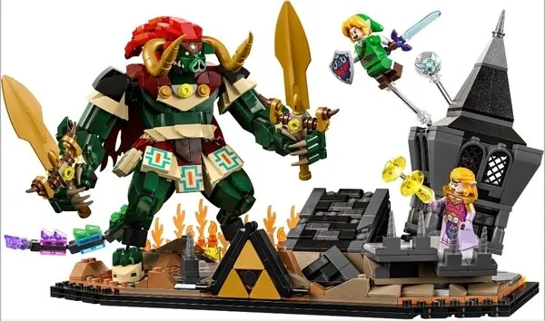 Zelda no Densetsu Toki no Ocarina - Ganondorf - Link - Navi - Zelda Hime - Block - Lego - Lego The Legend of Zelda (77093) - The Final Battle (The Lego Group)