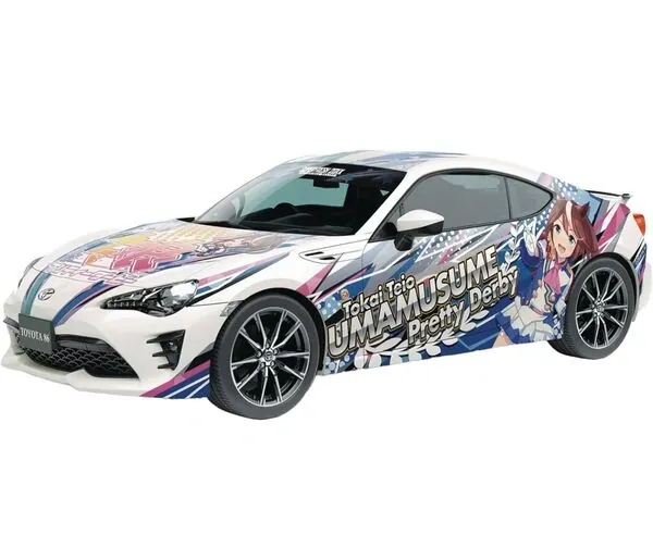 Umamusume: Pretty Derby - Mejiro McQueen - Tokai Teio - 1/24 Itasha (No.1) - Itasha - ZN6 Toyota 86 '16 (Toyota) - 1/24 (Aoshima)