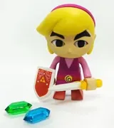 Zelda no Densetsu: 4tsu no Tsurugi - Link - Nintendo Box Figure Collection Vol.4 Zelda no Densetsu: 4tsu no Tsurugi-hen - Purple Normal-gao (Yujin)