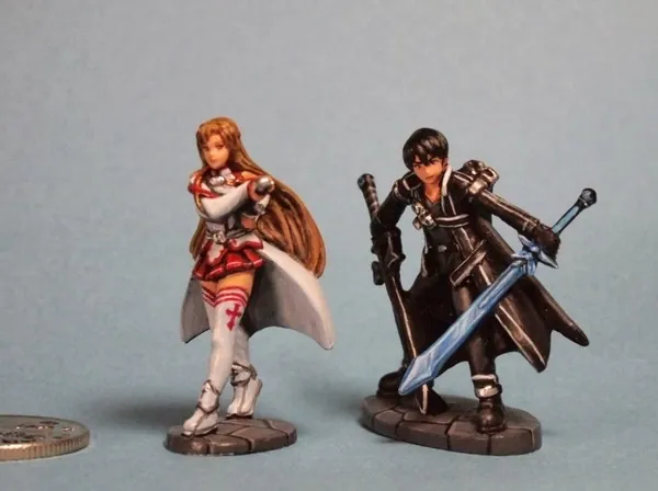 Sword Art Online - Kirito - 1/48 (Aurora Model)