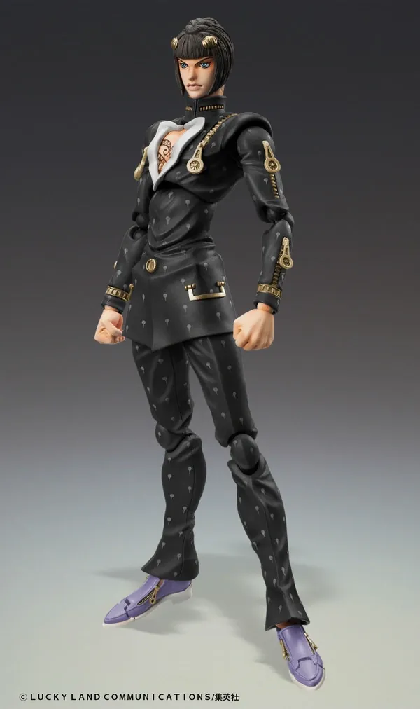 Jojo no Kimyou na Bouken - Ougon no Kaze - Bruno Bucciarati - Mario Zucchero - Super Action Statue - Ver. Black (Medicos Entertainment)