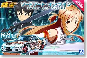 Sword Art Online - Agil - Asuna - Kirito - Klein - Lisbeth - Silica - Yui - 1/24 Itasha (No.29) - Itasha - FD3S RX-7 - 1/24 (Aoshima)