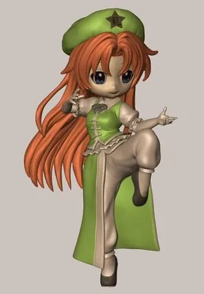 Touhou Project - Hong Meirin (Serataitou)