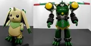 Digimon Tamers - SaintGalgomon - Terriermon - 5" Digivolving Figures - Warp-Digivolving (Bandai, Bandai America Inc.)