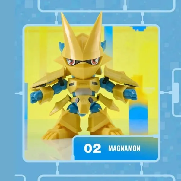 Digimon Adventure 02 - Magnamon - PLABAKO Digimon Vol.2 - Plabako Model Kit (Bandai Namco Shanghai)