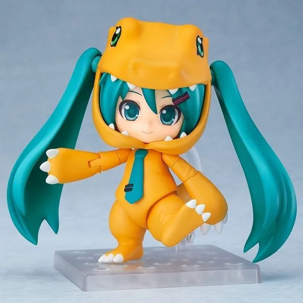 Digimon Adventure - Vocaloid - Hatsune Miku - Nendoroid (#1439) - Kigurumi Agumon Ver. (Good Smile Company, Plex)