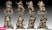 Arknights - Skadi - The Corrupting Heart, Q ban (Katati Xing Moxing Gongzuo Shi)