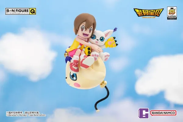 Digimon Adventure - Plotmon - Tailmon - Yagami Hikari - BN Figure Q - Digimon Adventure 25th Anniversary Ver. (Bandai Namco Shanghai, KK Group)