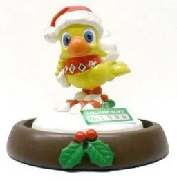 Final Fantasy - Chocobo - Chocobo no Dome Mascot - Dome Mascot - Christmas Version (Square, Toshin Pack)