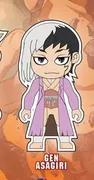 Dr. Stone - Asagiri Gen - Dr. Stone Kawaii Titans Mini Figure - Kawaii Titans (Titan Merchandise)