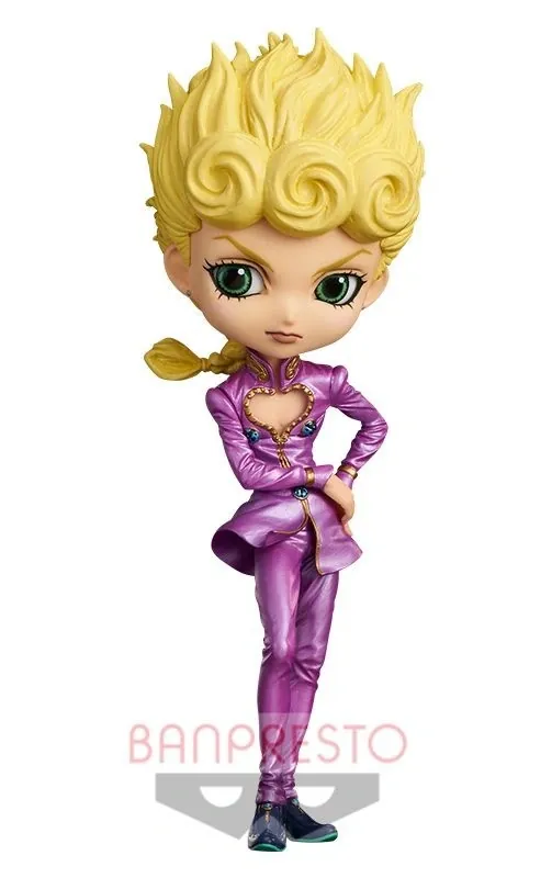Jojo no Kimyou na Bouken - Ougon no Kaze - Giorno Giovanna - Jojo no Kimyou na Bouken Ougon no Kaze Q Posket - Q Posket - Special Color ver. (Bandai Spirits)