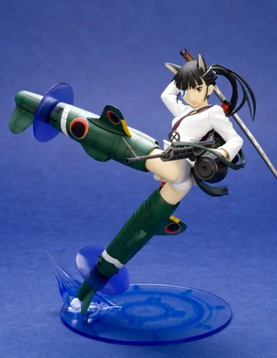 Strike Witches 2 - Sakamoto Mio - Moekore Plus (30) - 1/8 - White Swimsuit ver. (Volks)