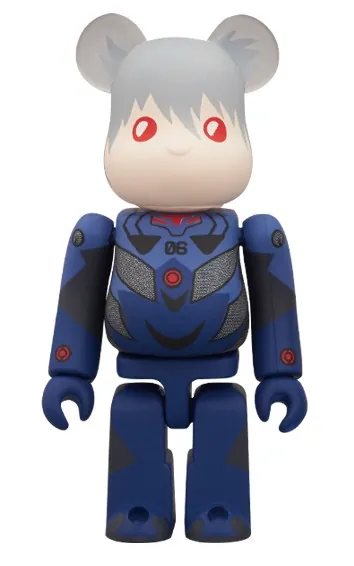 Evangelion Shin Gekijouban: Ha - Nagisa Kaworu - Be@rbrick (No.000EVA-D) (Medicom Toy)