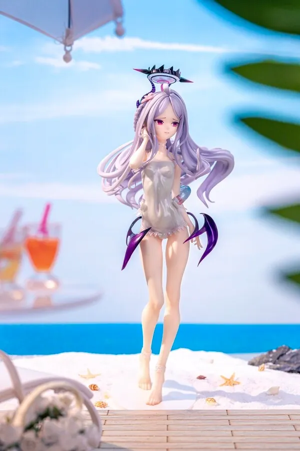 Blue Archive - Sorasaki Hina - 1/6 - Shiro Mizugi. ver (Shirubeya Mokeibou, Xibi Neko Cafe)