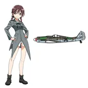 Strike Witches - Gertrud Barkhorn - Focke-Wulf Fw190D-9 - 1/72 (Hasegawa)