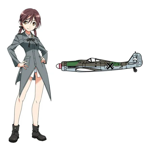 Strike Witches - Gertrud Barkhorn - Focke-Wulf Fw190D-9 - 1/72 (Hasegawa)