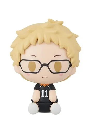 Haikyuu!! - Tsukishima Kei - Chokonokko (Prize J) - Ichiban Kuji - Ichiban Kuji Haikyuu!! ~ Itadaki no Keshiki ~ (Bandai Spirits)