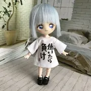 The Idolm@ster Cinderella Girls - Futaba Anzu - Doll Clothes - Doujin Accessory - If you work, you lose T-shirt dress (Hiyoko Maple)