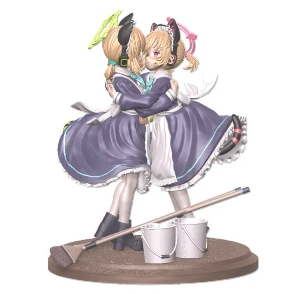 Blue Archive - Saiba Midori - Saiba Momoi - 1/12 (Craft Station)