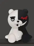 Danganronpa 1 2 Reload - Monokuma - Choco Rubber! - Danganronpa 1・2 Reload Jitot Rubber Figure - Jitot - Rubber Figure (Can Do, Daiso, Friend, Seria)