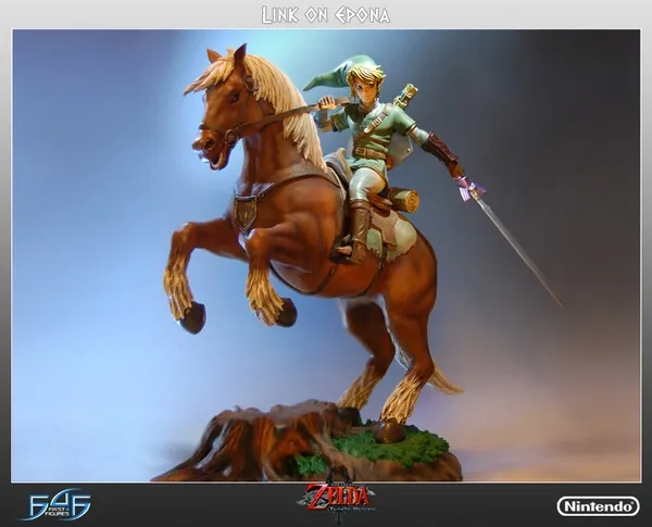 Zelda no Densetsu: Twilight Princess - Epona - Link - Master Arts (First 4 Figures)