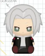 Katekyou Hitman REBORN! - Gokudera Hayato - Hiko Kuji - Hiko Kuji Katekyou Hitman REBORN! Chill out (C Prize) - Mini Rubber Figure - Petitcco (KENMedia)