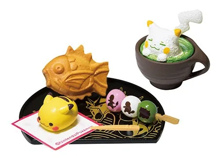 Pocket Monsters - Fushigidane - Gyarados - Hitokage - Koiking - Pikachu - Zenigame - Candy Toy - Toge no Pokémon Chaya - 2 - Dumplings (Re-Ment)