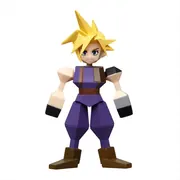 Final Fantasy VII - Final Fantasy VII Remake - Cloud Strife - Final Fantasy VII Rebirth Hatsubai Kinen Kuji (Prize D) - Final Fantasy VII Remake Hatsubai Kinen Kuji (Prize G) - Final Fantasy VII Remake Mini Figure (Square Enix)