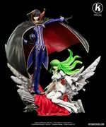 Code Geass - Hangyaku no Lelouch - C.C. - Lelouch Lamperouge - 1/6 (Kitsune Statue)