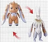 Digimon Frontier - Cherubimon (Virtue) - Lopmon - 5" Digivolving Figures - Warp-Digivolving (Bandai, Bandai America Inc.)