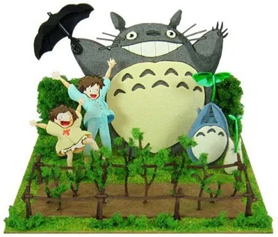 Tonari no Totoro - Kusakabe Mei - Kusakabe Satsuki - Medium Totoro - Small Totoro - Totoro - Miniatuart Kit Studio Ghibli Mini (MP07-49) (Sankei)
