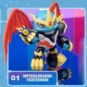 Digimon Adventure 02 - Imperialdramon: Fighter Mode - PLABAKO Digimon Vol.2 - Plabako Model Kit (Bandai Namco Shanghai)