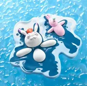Digimon Adventure - Yasashii Usagi-san - Gomamon - BN Figure Q - BN Figure Q Digimon x My Friend Rabbit ~Happy Partners~ (Bandai Namco Shanghai, Top Toy)