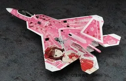 The Idolm@ster - Amami Haruka - 1/72 - Lockheed Martin F-22A Raptor (Hasegawa)